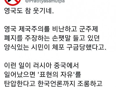 영국서 군주제 폐지 시위자 체포