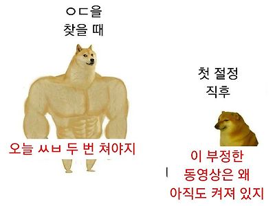 ㅇㄷ을 대하는 모습