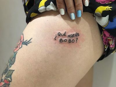메시 인터뷰 발언을 타투로 남긴 아르헨티나 팬