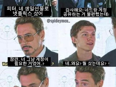 생일선물로 넷플릭스 받는 철수저