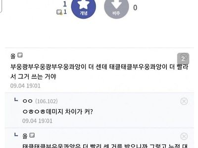 게임에 기술명이 없느면 생기는 일