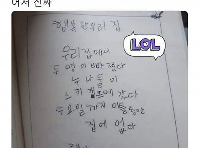 누나 둘을 떠나보낸 막내의 일기