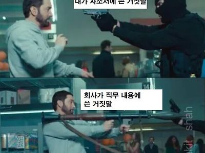 내가 자소서에 쓴 거짓말vs