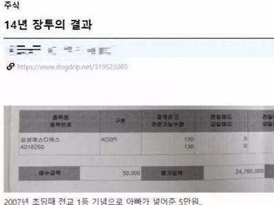 초딩때 전교1등 기념으로 딸랑 오만원선물받음ㅋㅋㅋ