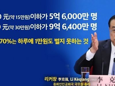 세계 경제력 2위 지나(支那)현실