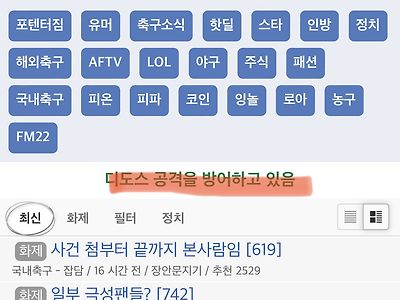 펨코 소속감 들 때