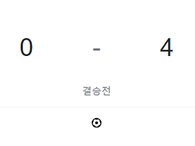 실시간 프랑스컵 결승전 상황