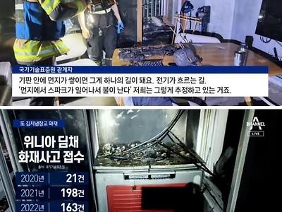 가정집에 47,000대 남아있다는 '시한폭탄' 위니아 딤채