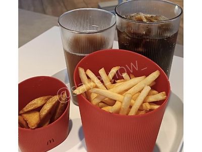 현재 해외에서 테스트중이라는 맥날 다회용 용기