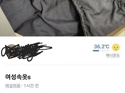 현재 논란중은 당근마켓 판매글