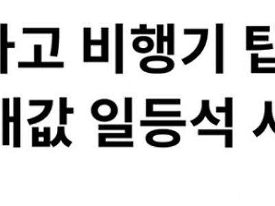 비행기 탑승을 거부 당한 어느 모델