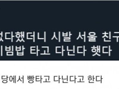 지하철 없으면 뭐타고다님?