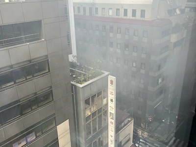 속보) 도쿄 신바시 빌딩서 폭발