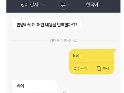 카카오에서 만든 번역기 근황