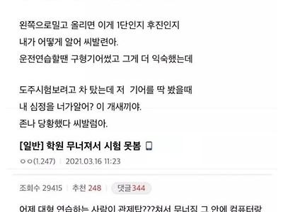 냉혹한 운전면허의 세계