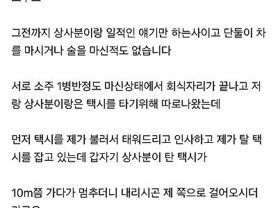 직장 상사와 잠자리한 디매인 썰
