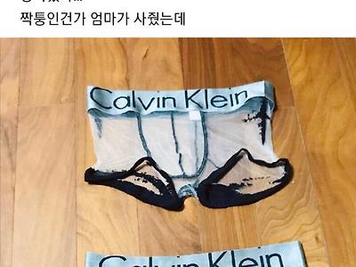 엄마가 사준 망사팬티