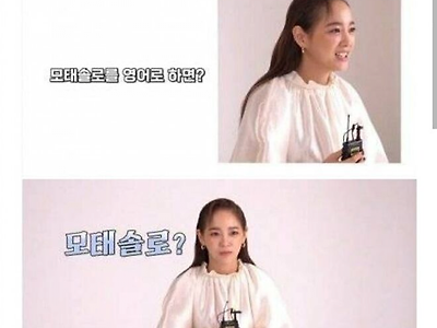 모태솔로가 영어로 뭔가요