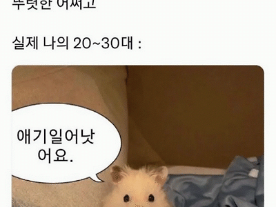 어릴 때 내가 생각한 나의 2~30대