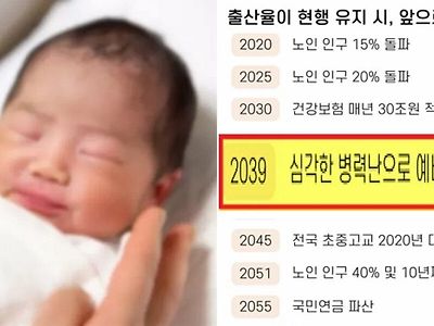 출산율 ㅈ박을시 예비군 재입대가나