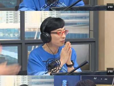 '국민MC' 유재석이 빨간 뿔테안경을 착용했을때(feat 영화평론가 이동진).JPG
