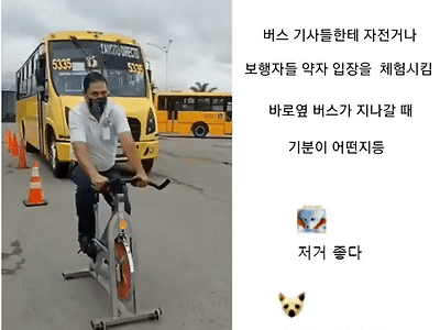 버스 기사의 직접체험