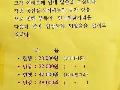 치킨 이상으로 가격의 선을 아득히 넘어버린 음식
