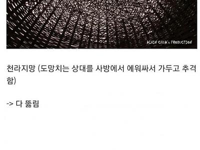 무협지 좆거품 사대천왕