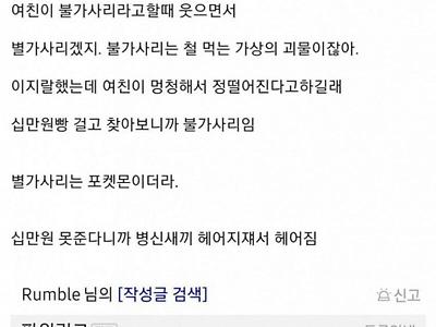 여친한테 멍청하다고 차인 디씨인