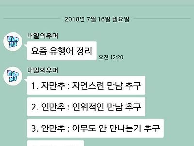 매년 뜻이 변한다는 유행어