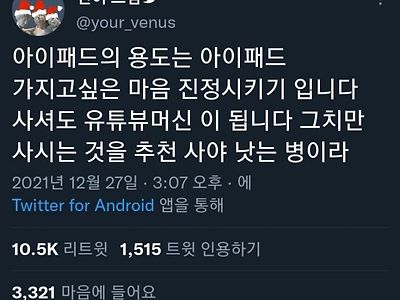 고가 아이패드의 용도..