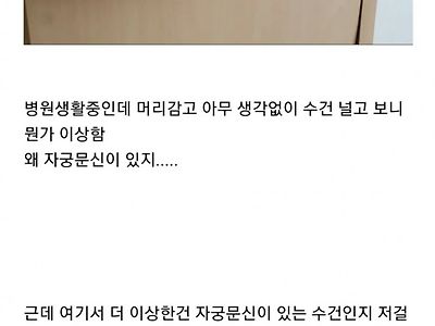 병원가서 자궁문신 봤다는 디시인