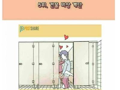 여대생들이 뽑은 아찔한 쩩스장소