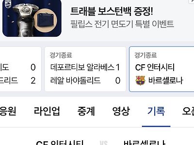 뭐? 챔결 대진이 인테르 VS 맨시티라고??