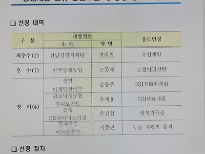 왜인지 모를 공모전