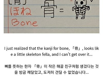 한자가 상형문자임을 깨달은 서양인