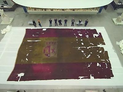 옛날 배에 걸리던 국기 크기