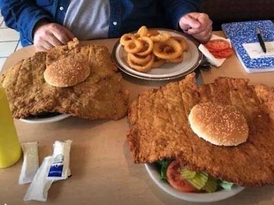 조금 이상한 돈까스 햄버거