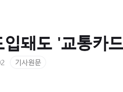 애플페이 도입돼도 '교통카드' 기능 도입이 난항을 겪을 전망...