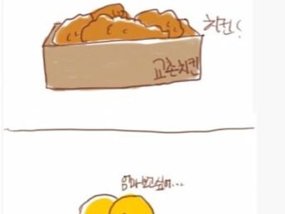 이거 보면 치킨 못먹음