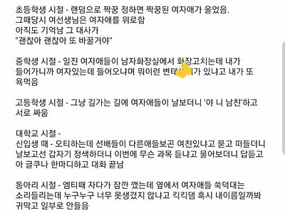 못생긴 남자의 슬픔