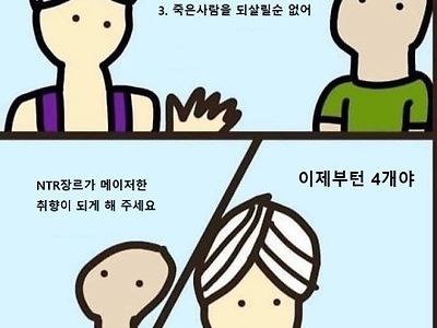 네 소원을 들어주마. 단 3가지 소원은 불가능하다