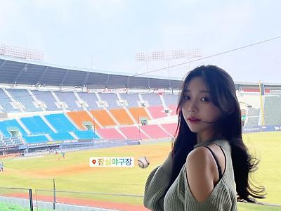 처음으로 야구장 간 조예린 치어리더 인스타스토리