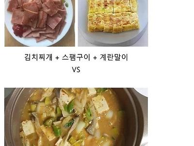 아침밥으로 더 선호하는 쪽은?