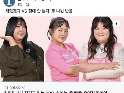 재밌겠다 vs 절대 안 본다 로 나뉜 예능