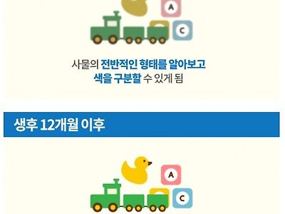 갓난아기들의 시야