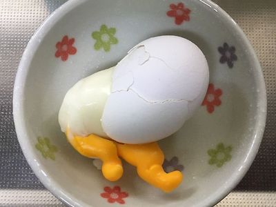 삶은 계란 대참사
