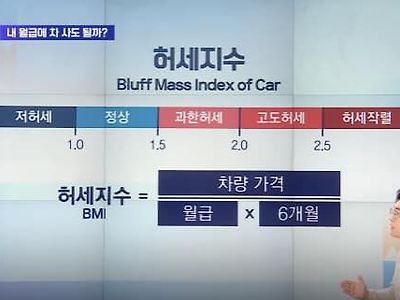 구입한 차로 알아보는 허세지수