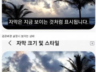 팁) 유튜브 자막을 영화 자막처럼 바꾸는 법