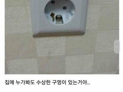 방금 집에 몰카 발견했다가 기절했어 ㅠㅠ